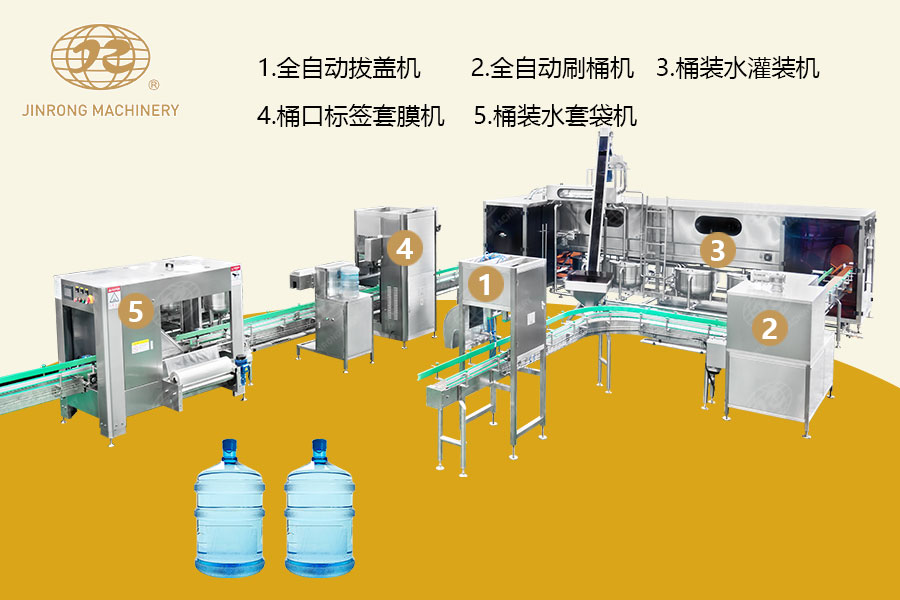 QGF-600 5加侖桶裝水小黄片链接视频生產線